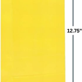 10-Pack Neon Paper Bags with Gusseted Bottoms – Vibrant Assorted Colors for Party Favors, Gifts & Crafts