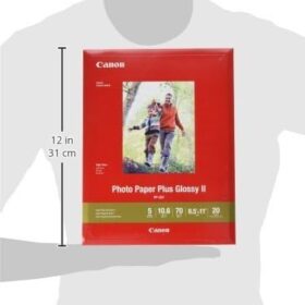 Canon 1432C003 Photo Paper Plus Glossy II - 8.5 x 11 Inch, 20 Sheets (PP-301)