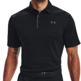 Under Armour Men's Tech Golf Polo – Quick-Dry Performance Short Sleeve Shirt