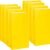 12-Pack Sunflower Yellow Paper Gift Bags - 10x5 inch Sturdy Party Favor Bags for Birthdays, Holidays, and Special Events