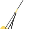 The Amazing Rake - 3-in-1 Ergonomic Garden Leaf Rake, Grabber & Scoop | Heavy Duty Back Saver Lawn Tool for Debris & Grass (Yellow)