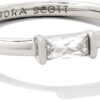 Kendra Scott Juliette Band Ring - White Crystal Fashion Jewelry for Women
