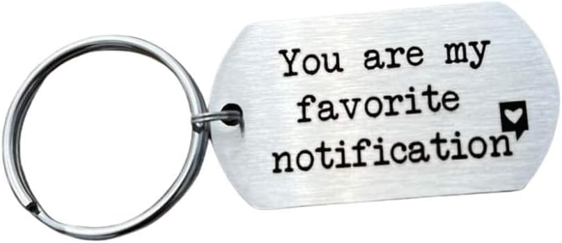 Long Distance Relationship Gifts - Matching Keychains for Boyfriend & Girlfriend - Cute, Durable Couples Key Ring Set for Him or Her - Romantic Birthday, Anniversary, & Valentine's Day Present