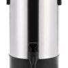SYBO SR-CP Commercial Grade Stainless Steel Coffee Urn & Hot Water Dispenser - 30-Cup (4.5L) Large Capacity for Catering, Hotels, and Buffets