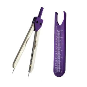Purple EKG/ECG Calipers – Precision ECG Measuring Tool for Nurses, Doctors & Medical Students