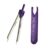Purple EKG/ECG Calipers – Precision ECG Measuring Tool for Nurses, Doctors & Medical Students