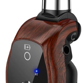 LEKATO Wireless Guitar Headphone Amp with Bluetooth – Portable Mini Amplifier for Electric Guitar & Bass, Rechargeable Practice Device with 5 Effects (Clean, Chorus, Overdrive, Distortion, Wah)