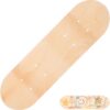 DIY Blank Skateboard Deck - 7-Layer Maple Wood for Custom Art, Skate Projects & Creativity (17 x 5 Inch)