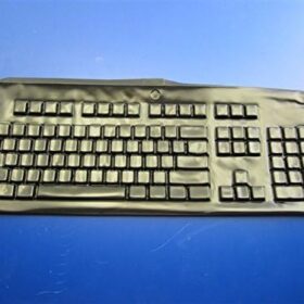 Keyboard Skin Cover for Microsoft Wired Keyboard 200 – Opaque Blind Typing Learning Mask, Durable Polyurethane