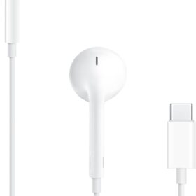 Apple EarPods with USB-C – Wired Earbuds with Built-in Remote and Mic for Crystal Clear Calls and Music Control