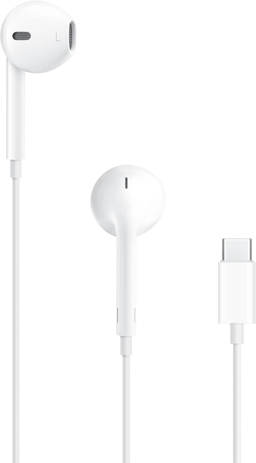 Apple EarPods with USB-C – Wired Earbuds with Built-in Remote and Mic for Crystal Clear Calls and Music Control