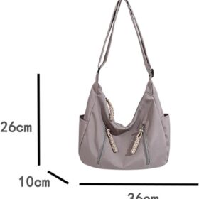 Large Capacity Tote Handbag for Women - Versatile Crossbody Shoulder Bag Perfect for Work, Travel & Shopping