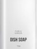Public Goods Mandarin Basil Dish Soap – 16oz Plant-Based Liquid Detergent, Grease-Fighting & Eco-Friendly