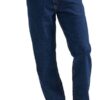 Wrangler Authentics Men's Comfort Flex Waist Relaxed Fit Denim Jeans – Classic 5-Pocket Cotton