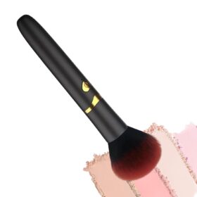 Electric Foundation Brush – Rechargeable Vibrating Makeup Tool with Soft Bristles for Flawless Liquid & Cream Application | Waterproof, USB-C, Adjustable Speeds for Contour, Blush, and Concealer