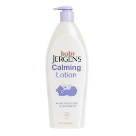 Jergens Baby Calming Lotion with Shea Butter & Lavender - 24hr Moisture for Sensitive Skin, 16.8 Fl Oz