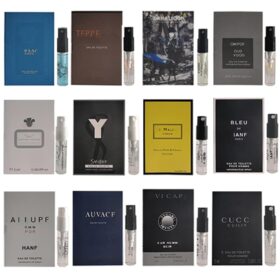 Men's Designer Cologne Sampler Set – 12-Piece Premium Fragrance Vial Collection for Men – Top Brand Scents, Travel Size