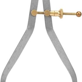 Digital Outside Spring Caliper – 7.5in Carbon Steel Divider for Wood Turning, Metalwork & Lathe Measurement