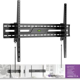 Stallar Mounts Ultra Slim Tilt TV Wall Mount Bracket – Heavy Duty Low Profile for 43-103 Inch TVs, Fits 50C350NU & Most 4K UHD Smart TVs, Max 165 lbs