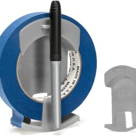 Kitchen Stickin' Wall-Mounted Tape Dispenser – Patented Labeling System for Cabinets & Pantry Organization (Made in USA)