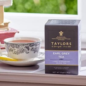 Taylors of Harrogate Earl Grey Tea - 20 Individually Wrapped Black Tea Bags - Fragrant Citrus Bergamot Blend - Hot & Iced