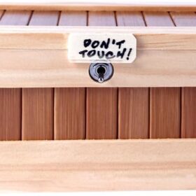 Useless Box with Attitude - Electronic Desktop Toy & Practical Joke Gift