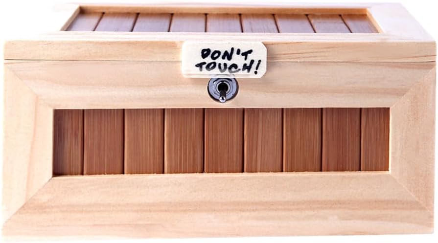 Useless Box with Attitude - Electronic Desktop Toy & Practical Joke Gift