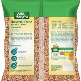 Wild Harvest Universal Blend Daily Diet for Small Birds - 3 lb. Fortified Seed Mix with Vitamins & Minerals