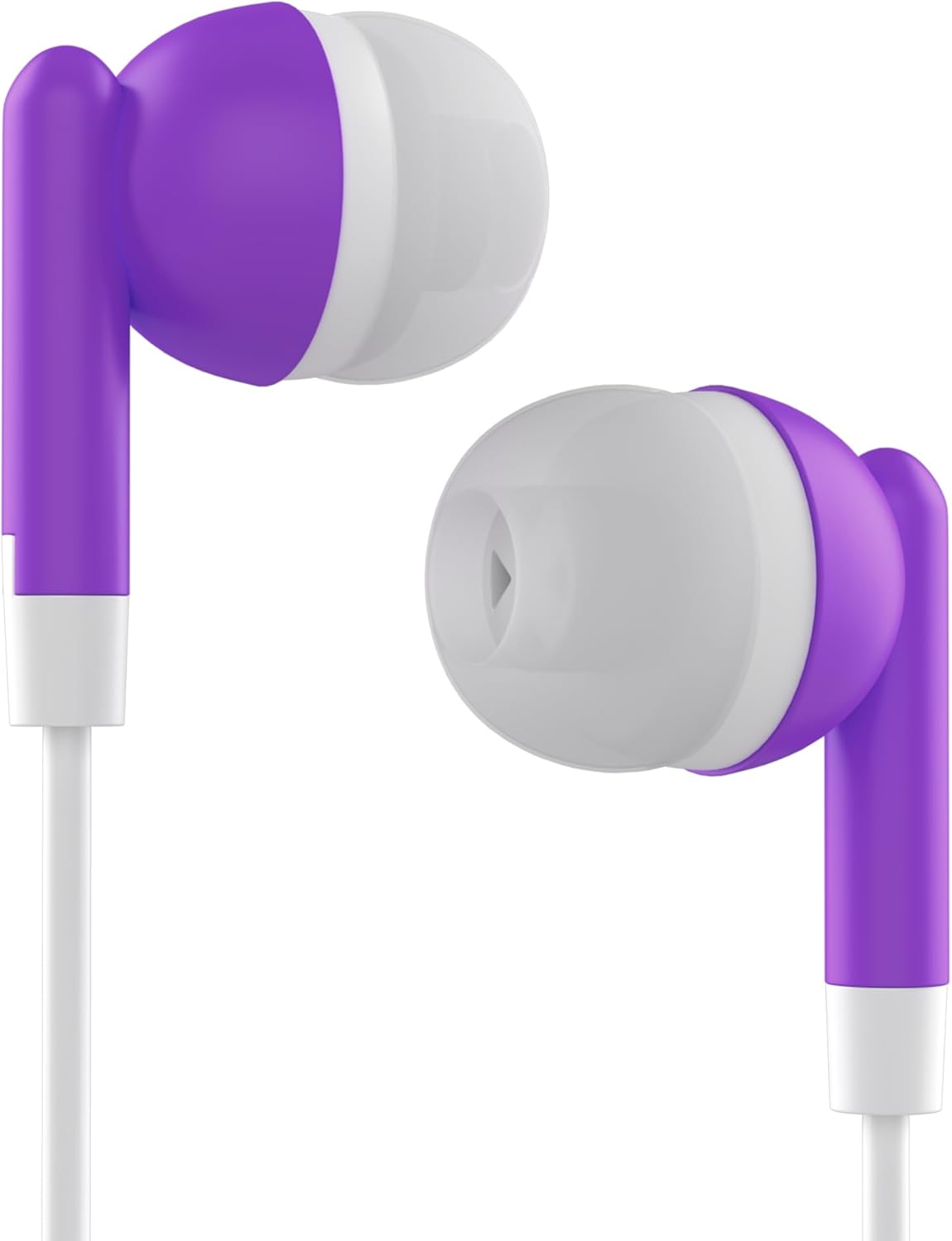 Maeline 10-Pack Multi-Color Wired Earbuds with Microphone & Noise Isolating In-Ear Headphones for Classrooms, Travel, and Standardized Testing