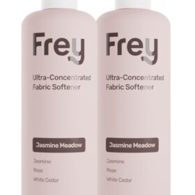 FREY Natural Liquid Fabric Softener & Conditioner (2-Pack, Jasmine Rose) – Plant-Based Laundry Softener for All Machines (HE Compatible)