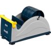 JVCC EX-17 Heavy-Duty Steel Desktop Tape Dispenser - 3 Inch Capacity, Blue
