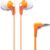 Panasonic RP-HJE120 ErgoFit In-Ear Earbud Headphones - Dynamic Crystal Clear Sound with Ergonomic Comfort-Fit & 3 Earpad Sizes (Orange)