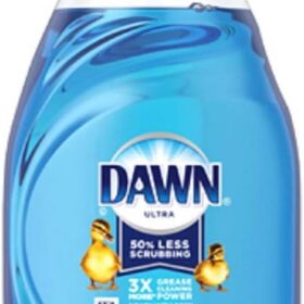 Dawn Ultra Original Scent Dishwashing Liquid - 7 oz Travel Size Bottle - 3X Grease Cleaning Power