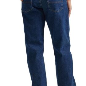 Wrangler Authentics Men's Comfort Flex Waist Relaxed Fit Denim Jeans – Classic 5-Pocket Cotton