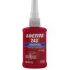 Loctite 243 Medium Strength Threadlocker - 50mL Blue Oil-Tolerant Anti-Seize for Bolts & Nuts (1.69 oz)