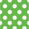 Polka Dot Loot Bags - 8 Pack Lime Green Party Favor Gift Bags
