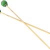 AIAS Vibraphone Mallets - Green Wrapped Yarn Heads with Maple Shafts, 16-Inch Professional Percussion Mallets for Clear Articulation and Tone (1 Pair)