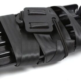 WUQIMUSC Upright Double Bass Transport Cart with Durable Wheels and Adjustable Straps – Compatible with 1/10 to 4/4 Size Bass