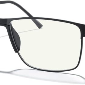 MERRY'S Men's Blue Light Blocking Glasses - Premium Metal Frame Reading Glasses with Spring Hinges