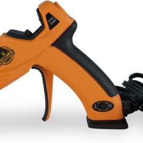 Gorilla Mini Hot Glue Gun Kit with 30 Glue Sticks – Dual Temp Precision Craft Tool with Comfort Grip & Safety Stand