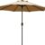 Blissun 9-Foot Aluminum Market Patio Umbrella with Crank Lift and Push Button Tilt - Fade-Resistant Outdoor Sun Shade for Deck, Yard, and Garden