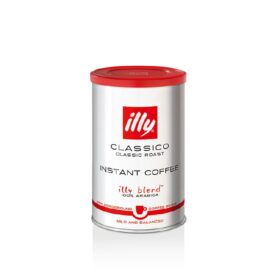 illy Classico Instant Coffee – 100% Arabica Medium Roast – 3.3 Oz Tin – Notes of Caramel, Orange Blossom & Jasmine – Roasted in Italy