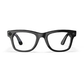 Ray-Ban Meta Smart Glasses (Gen 1) - Shiny Black Wayfarer with 12 MP Camera, Open-Ear Audio & Meta AI - Wearable Technology for Men & Women