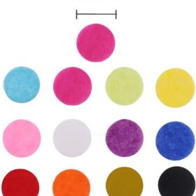 5000 Pieces Hot Pink Tissue Paper Confetti - 1.5cm Biodegradable Circle Dots for Wedding Tables, Birthday Parties & Celebrations