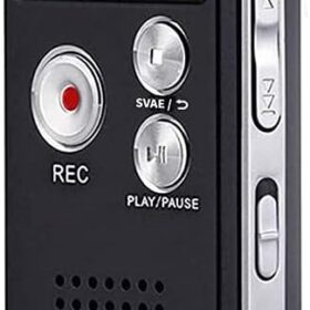 Digital Voice Recorder 16GB - Portable USB Dictaphone with Playback, Voice Activation & Noise Reduction for Lectures, Meetings and Interviews