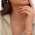 14K Gold Plated Sterling Silver Pearl Jewelry Set for Women - Dainty Earrings, Necklace & Bracelet Bridal Gift Set