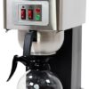 TQS Cafe 12-Cup Commercial Coffee Maker, Stainless Steel Dual Brewer for High Volume Office & Restaurant Use