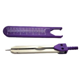 Purple EKG Calipers – Premium ECG Measurement Tool for Medical Professionals, Nurses, and Students