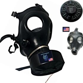 Professional NBC-77 Civilian Gas Mask with Premium 40mm Filter - Full Face Respirator for Organic Vapor, Smoke, Welding, and Chemical Safety