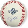 Tommy Edman Autographed 2025 World Series Baseball - Dodgers Sweet Spot Signature (Tristar)
